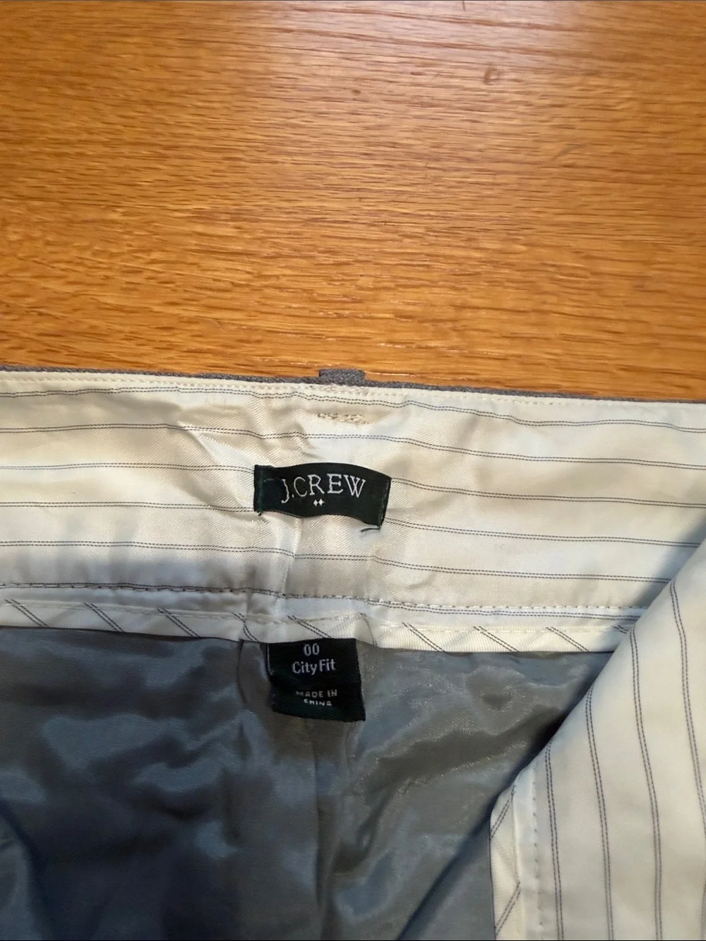 J. Crew Gray Wide-Leg Dress Pants